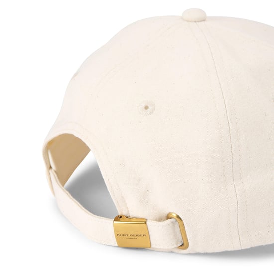 Kurt Geiger London Cotton Kurt Embroidered Cap Hat - Image 3