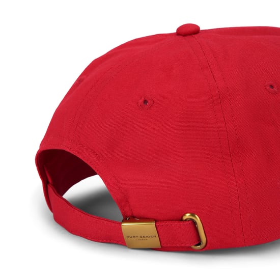 Kurt Geiger London Cotton Kurt Embroidered Cap Hat - Image 3
