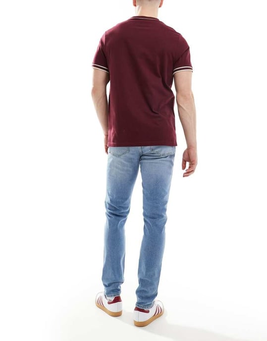 ASOS DESIGN skinny jeans in mid wash blue - Image 3
