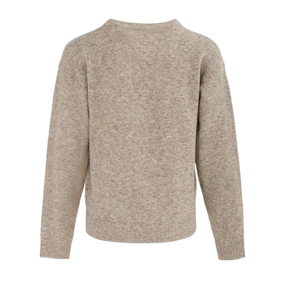 Biba Jacquard feesttrui voor dames (Beige/Zwart) - Image 2