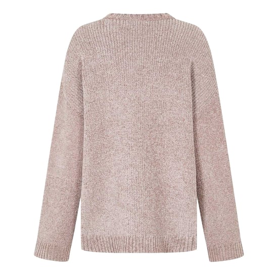 Jack Wills Womens/Ladies Chenille Crew Neck Sweater Top (Taupe) - Image 2