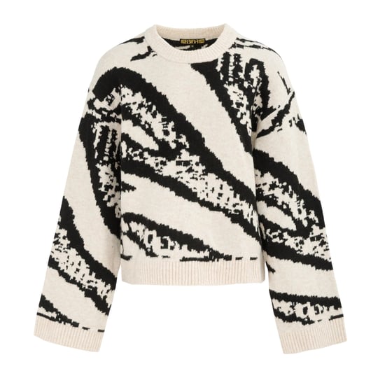 Biba Damestrui met zebraprint (Beige/Zwart) - Image 1