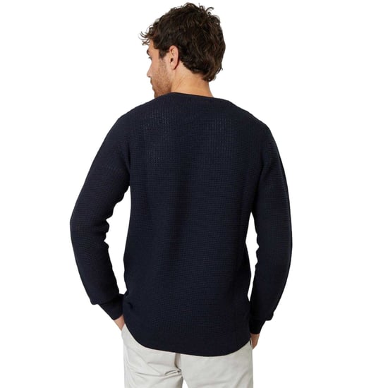Threadbare Heren Yarra-trui met structuur, normale pasvorm (Marine) - Image 2