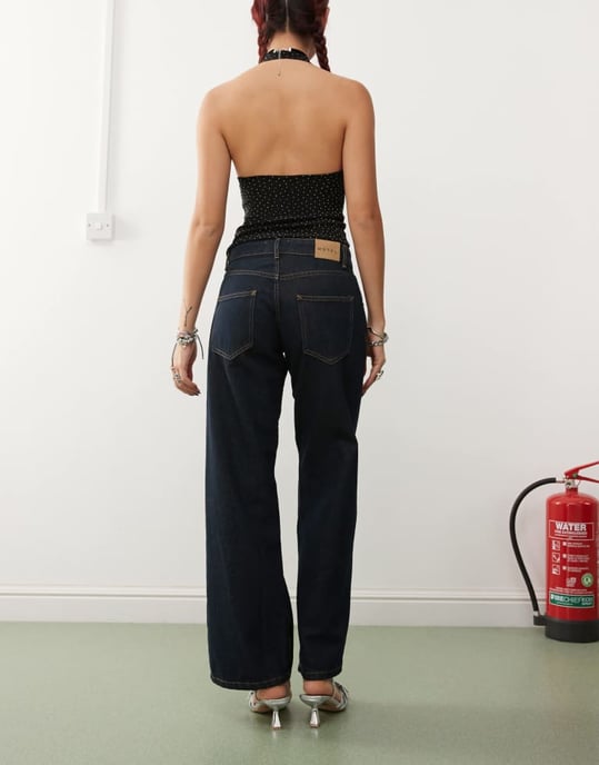 Motel low rise parallel jeans in indigo - Image 2