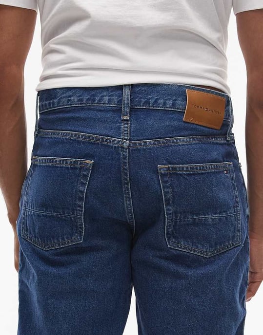 Tommy Hilfiger River straight jeans in mid wash - Image 4