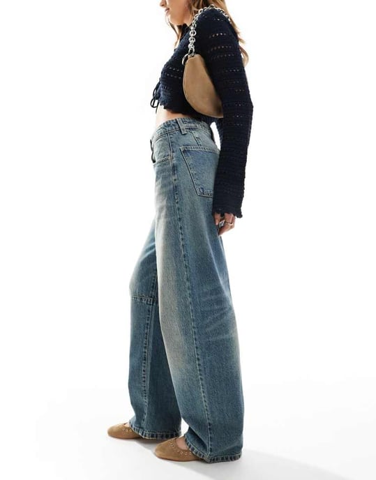 Cotton On Barrel jean in blue - Image 3