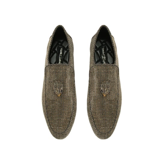 Kurt Geiger London Hugh Eagle Herringbone Loafers - Image 2