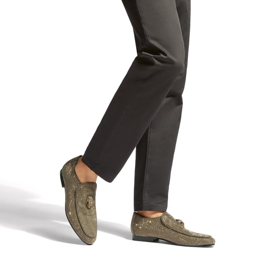 Kurt Geiger London Hugh Eagle Herringbone Loafers - Image 5