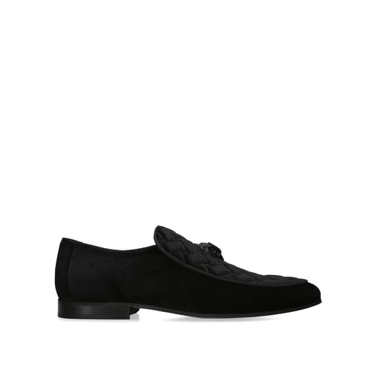 Kurt Geiger London Velvet Hugh Eagle Head Loafers - Image 1