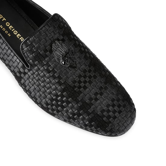 Kurt Geiger London Leather Ace Stud Loafers - Image 4
