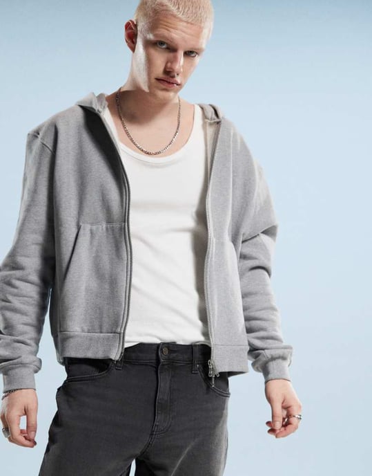 ASOS DESIGN tapered jeans in black wash - Image 4