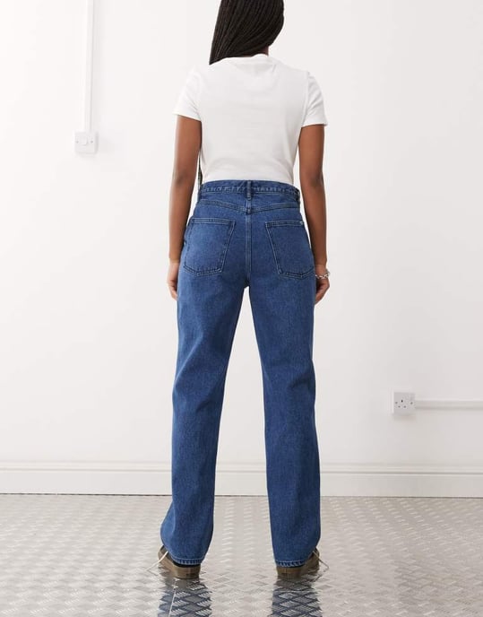 Obey Everyday slim fit denim jeans in dark wash blue - Image 4