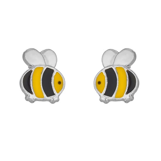 Sterling Silver Bumblebee Stud Earrings With Novelty Box - Image 3