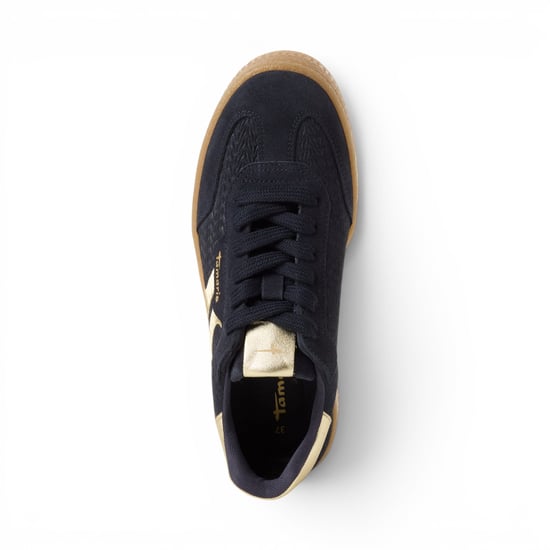 Tamaris damer Marinblå Lädersneakers Sneakerskor - 23723-44 - Image 6