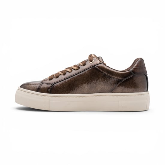Tamaris dames bruine nepleren Fashion Strike-sneakers - Image 4