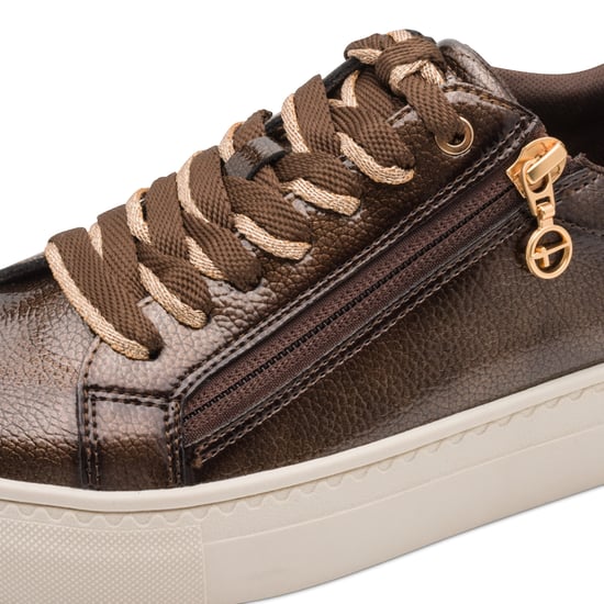 Tamaris dames bruine nepleren Fashion Strike-sneakers - Image 5