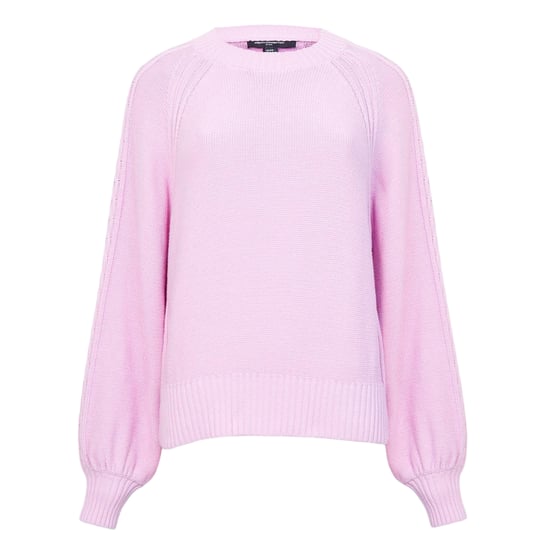 French Connection Womens/Ladies Cable Knit Jumper (Bubblegum Pink) - Image 2