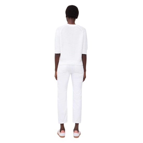 French Connection Womens/Ladies Relaxed Fit 3/4 Sleeve Sweater Top (White) - Image 4