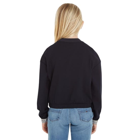 Tommy Hilfiger Kinder/Kids Tape Crew Hals Trui (Woestijnlucht) - Image 4