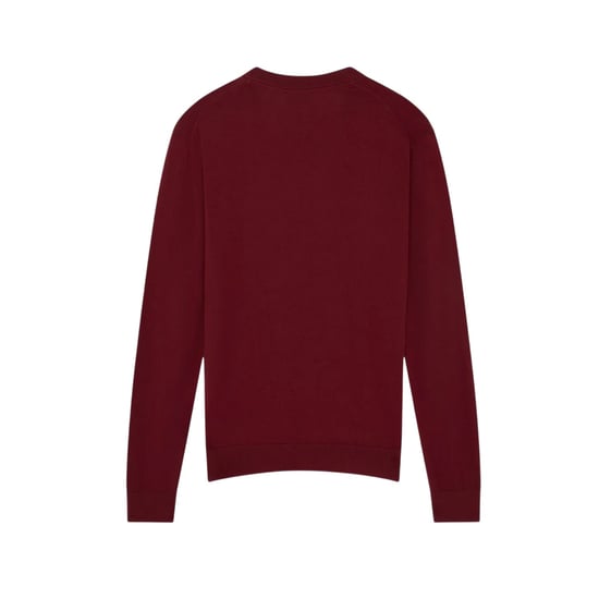 Ted Baker Mens Merino Wool Long-Sleeved Jumper (Oxblood) - Image 2