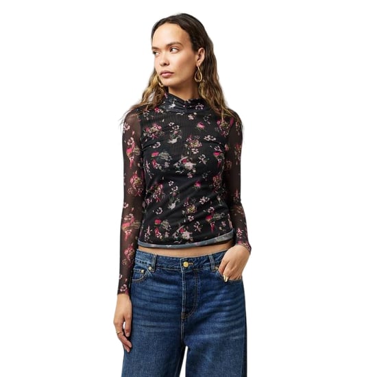 Ted Baker Womens/Ladies Flowers High-Neck Top (Black) - Image 3