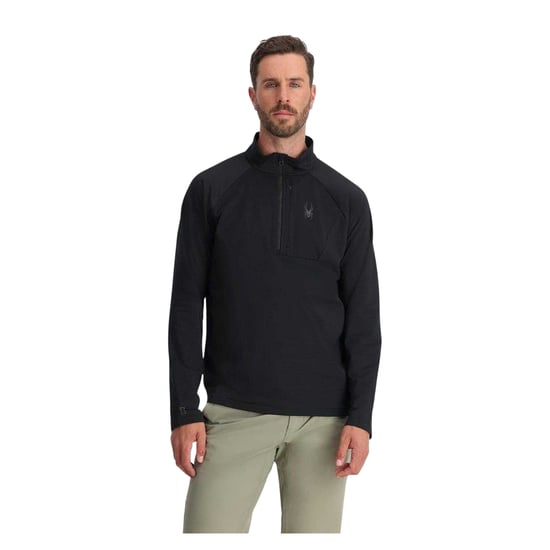 Spyder Heren Grid Fleece Top (Zwart) - Image 1