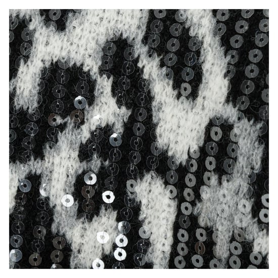 Biba Dames Leopardprint Trui (Zwart/Grijs) - Image 3