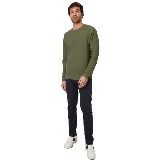 Threadbare Heren Yarra-trui met structuur, normale pasvorm (Olijf) - Image 4