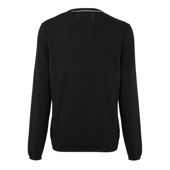 Boss Mens Embroidered Logo Crew Neck Jumper (Black) - Image 2