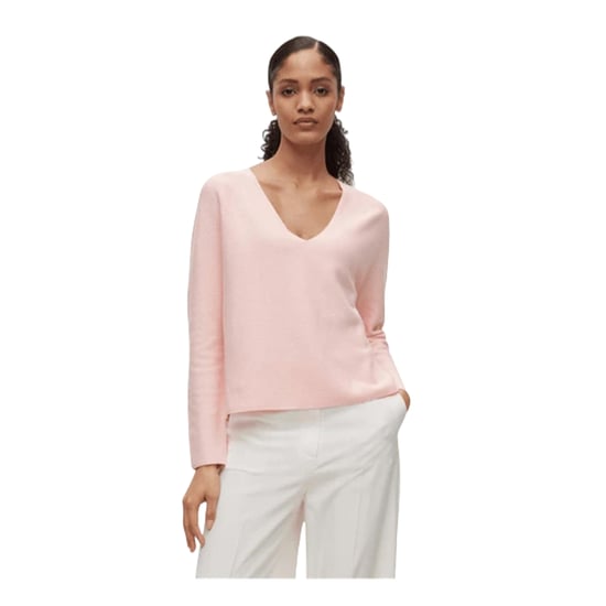 Boss Katoenen trui voor dames (Roze) - Image 3