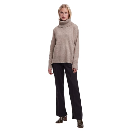 Vero Moda Womens/Ladies Doffy Cowl Neck Relaxed Fit Top (Sepia) - Image 4