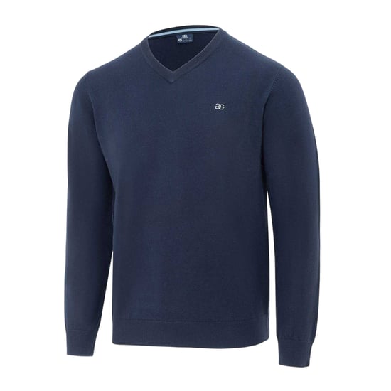 Giorgio Mens Polyester V Neck Jumper (Navy) - Image 3
