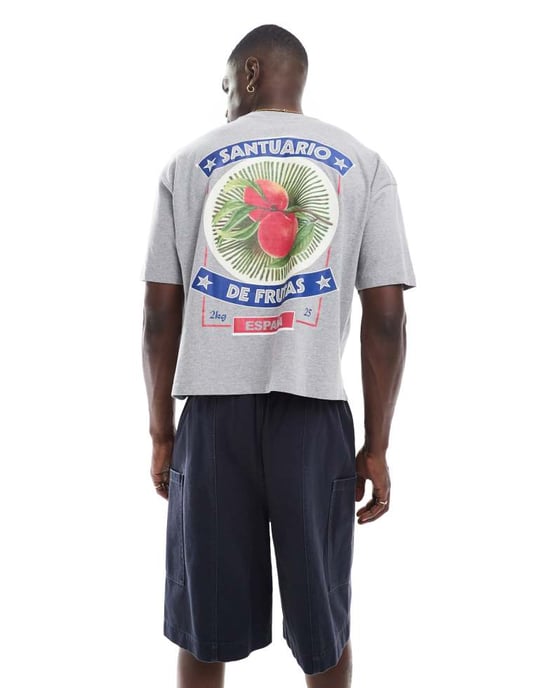 ASOS DESIGN long length canvas cargo shorts in washed navy - Image 4