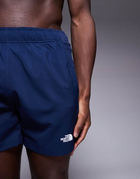 The North Face 24/7 5\ logo shorts in navy" - Image 4