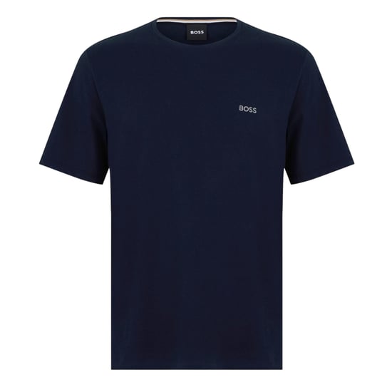 Boss Heren T-shirt met ronde hals en korte mouwen in mix-and-match-stijl (Marine) - Image 1