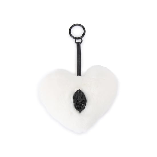 Kurt Geiger London Heart F Fur Charm - Image 1
