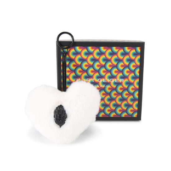 Kurt Geiger London Heart F Fur Charm - Image 3