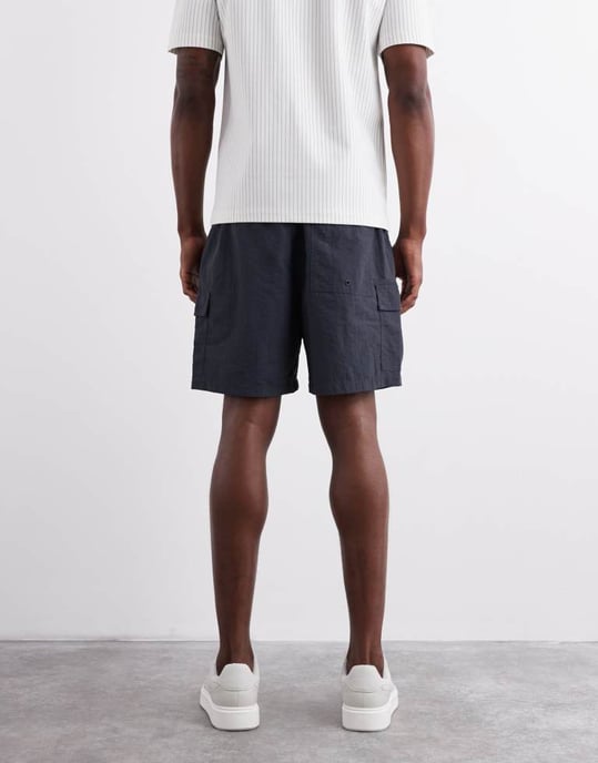 Cotton On cargo short in washed black - Image 3