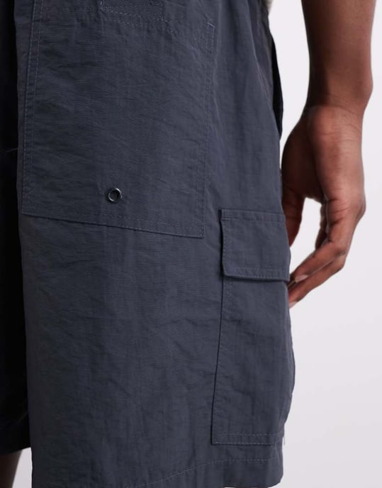 Cotton On cargo short in washed black - Image 4
