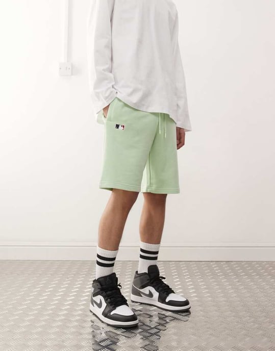 47 Brand NY Yankees shorts in mint green - Image 3