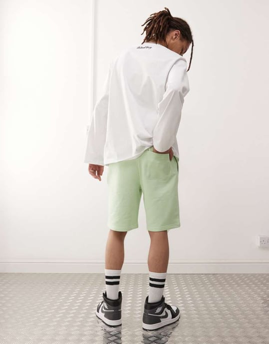 47 Brand NY Yankees shorts in mint green - Image 4