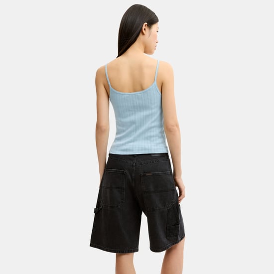 Cherry Pointelle Tank - Image 3