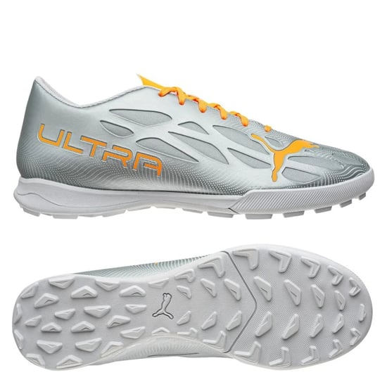 Mens Ultra 4 Astro Turf Tt Football Trainers Boots in Silver - Image 1