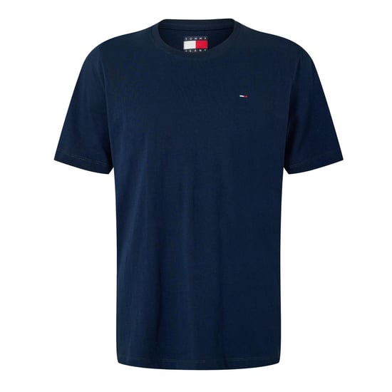 Tommy Jeans Heren Geborduurd Logo Los T-shirt (Donkere marine) - Image 1