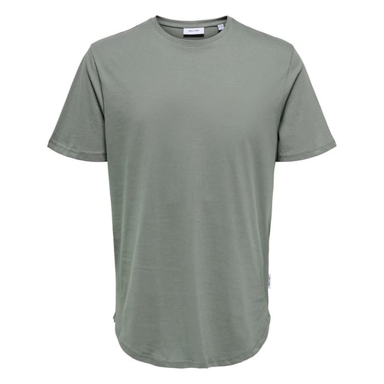 Only and Sons Heren Crew Hals Oversized T-shirt (Grijs) - Image 2