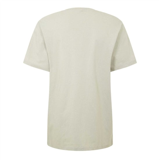 Hurley Heren Gebogen Logo T-Shirt (Grijs) - Image 2