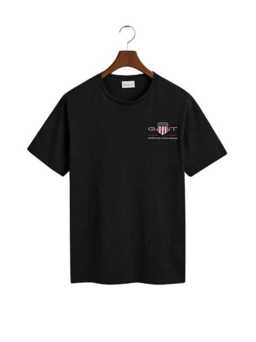 Gant | Mens Embroidered Archive Shield T-Shirt - Image 4