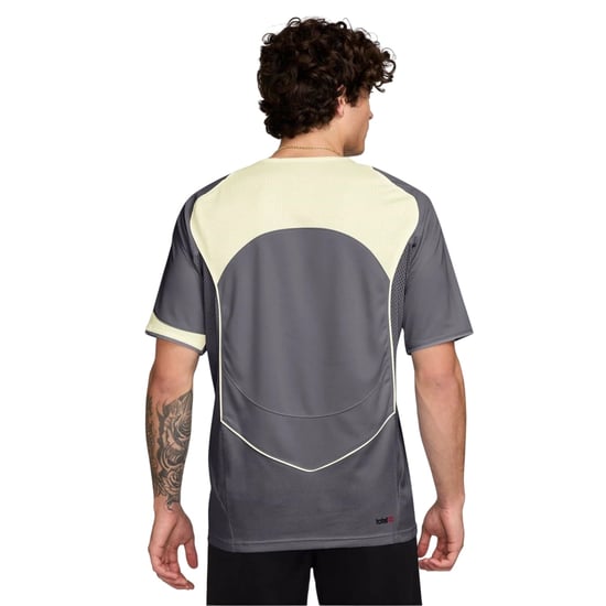 Nike Heren T90 Logo T-shirt met korte mouwen (Lichtgrijs) - Image 2