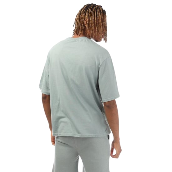 Hype Mens Signature Logo Oversized T-Shirt (Moss) - Image 2
