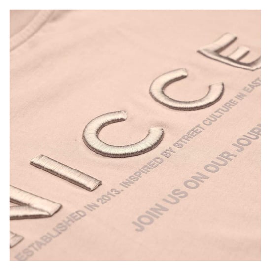 Nicce Heren Essentiële Crew Neck Oversized T-Shirt (Asgrijs) - Image 4